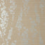 Thibaut SPRING BLOOMS Metallic Silver on Taupe Wallpaper