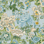 Thibaut Peony Garden Spa Blue Wallpaper