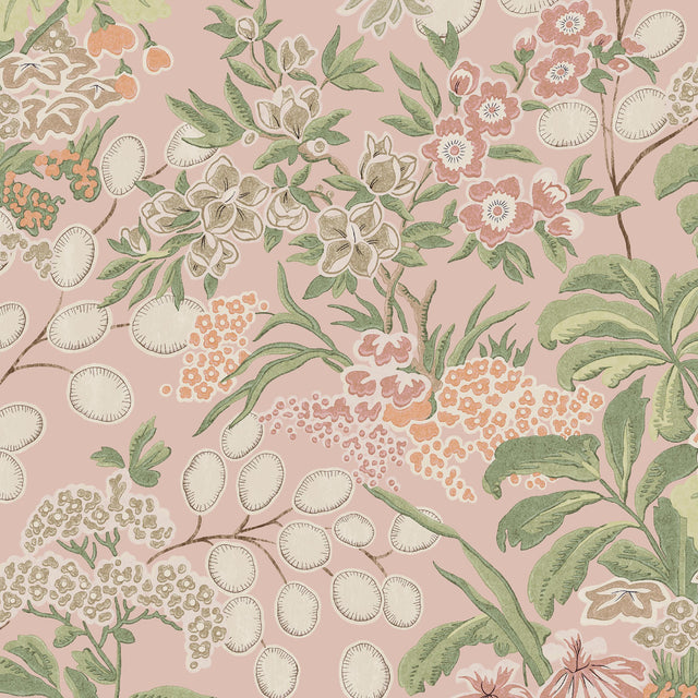 Thibaut Meadow Blush Wallpaper