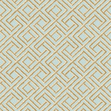 Thibaut French Lattice Blue And Beige Wallpaper