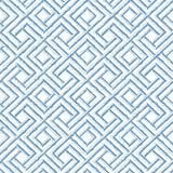 Thibaut French Lattice Blue Wallpaper