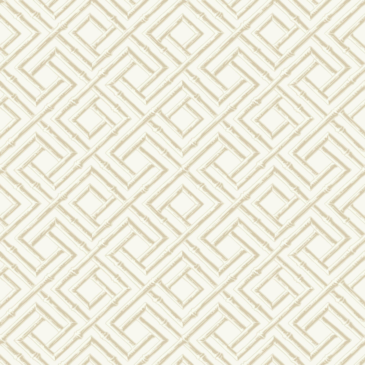Thibaut FRENCH LATTICE Cream Wallpaper