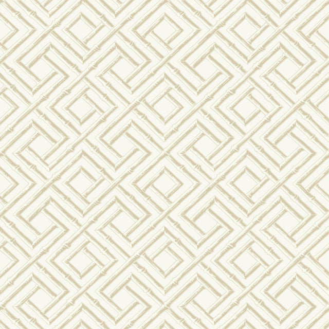 Thibaut FRENCH LATTICE Cream Wallpaper