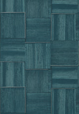 Thibaut HAYWORTH Turquoise and Blue Wallpaper