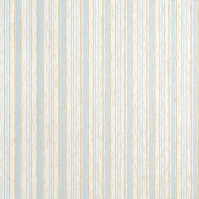 Thibaut Bennett Stripe Spa Blue Wallpaper