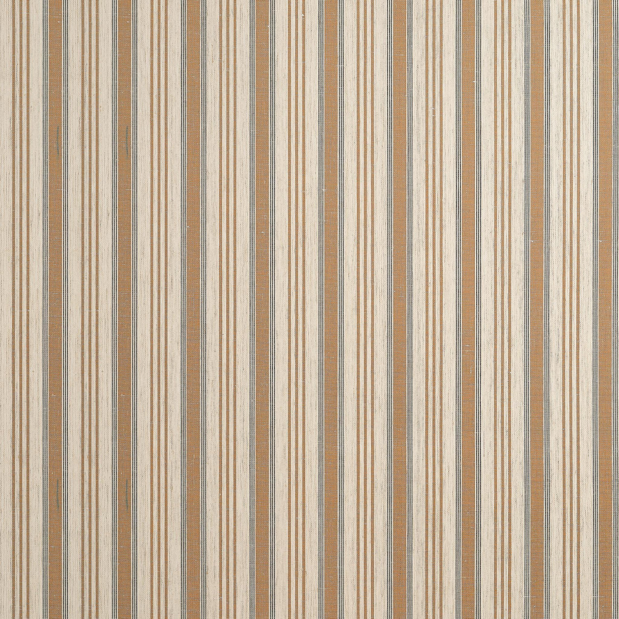 Thibaut BENNETT STRIPE Cognac Wallpaper