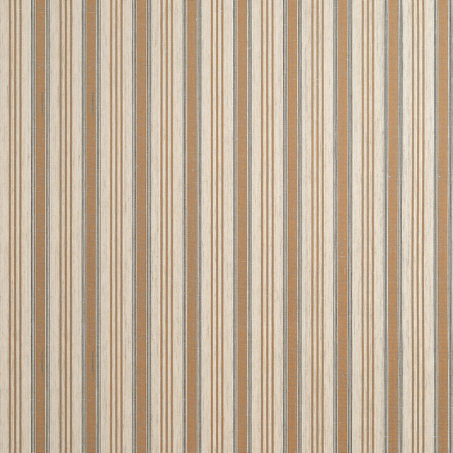 Thibaut BENNETT STRIPE Cognac Wallpaper