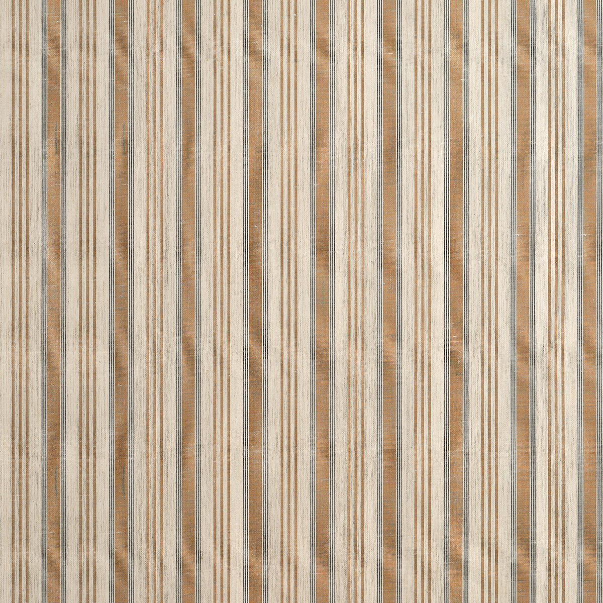 Thibaut Bennett Stripe Cognac Wallpaper