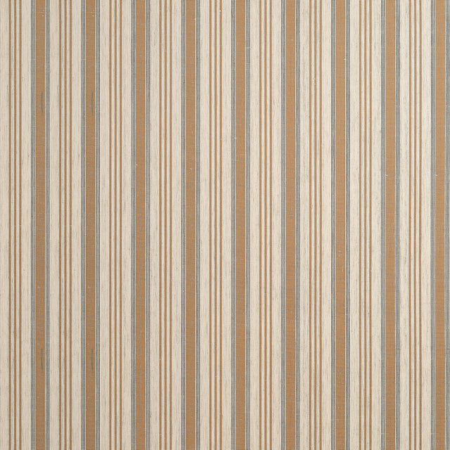 Thibaut Bennett Stripe Cognac Wallpaper