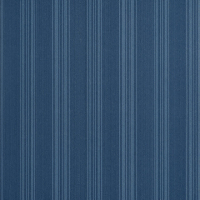 Thibaut Scarlet Stripe Navy Wallpaper