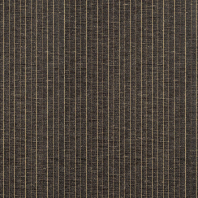 Thibaut Suited Stripe Black Wallpaper