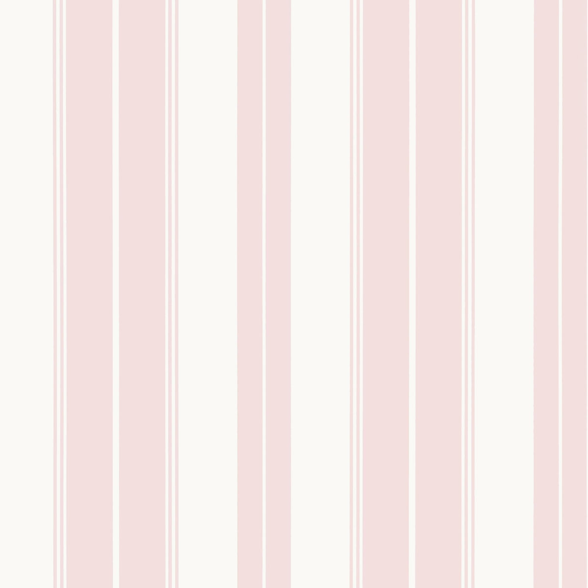 Thibaut Norfolk Stripe Pink Wallpaper