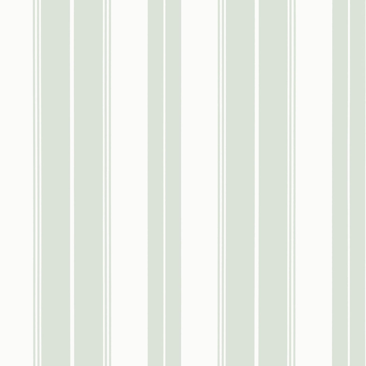 Thibaut Norfolk Stripe Willow Wallpaper