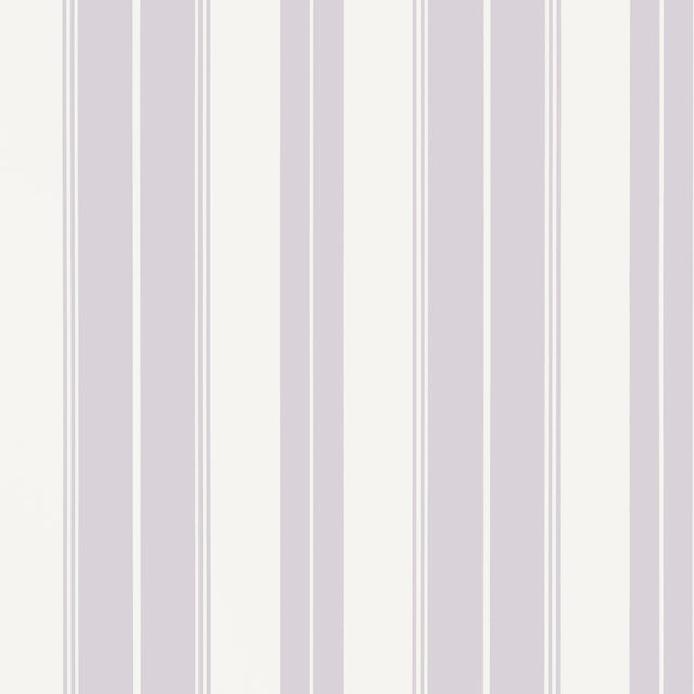 Thibaut Norfolk Stripe Lilac Wallpaper
