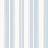 Thibaut Norfolk Stripe Light Blue Wallpaper