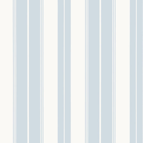 Thibaut Norfolk Stripe Light Blue Wallpaper