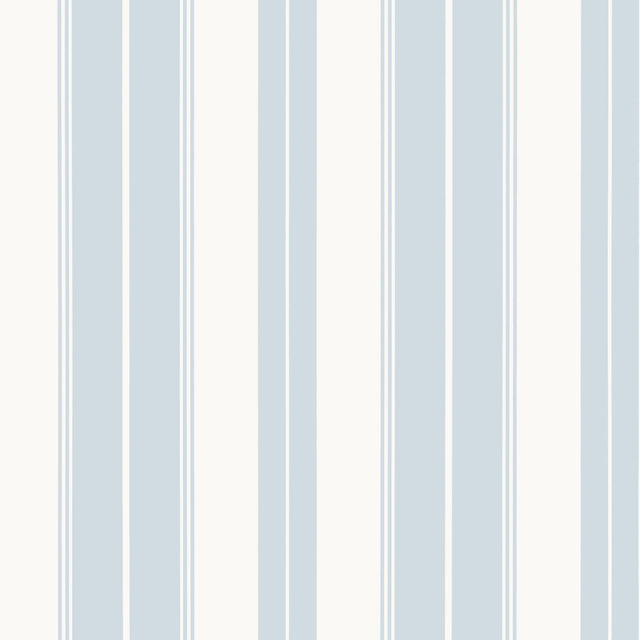 Thibaut Norfolk Stripe Light Blue Wallpaper