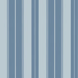 Thibaut NORFOLK STRIPE French Blue Wallpaper