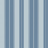 Thibaut Norfolk Stripe French Blue Wallpaper