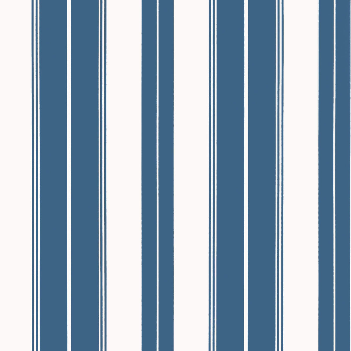Thibaut NORFOLK STRIPE Navy Wallpaper