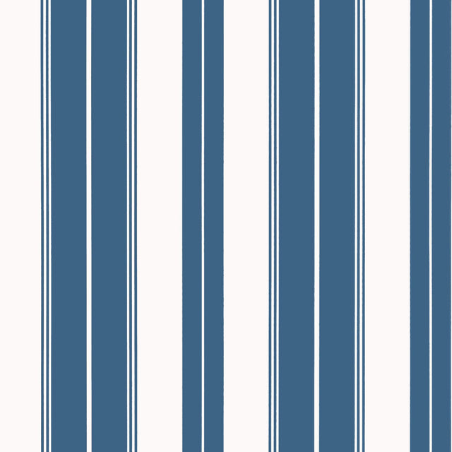 Thibaut NORFOLK STRIPE Navy Wallpaper