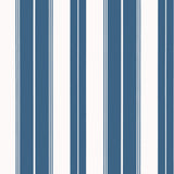 Thibaut Norfolk Stripe Navy Wallpaper