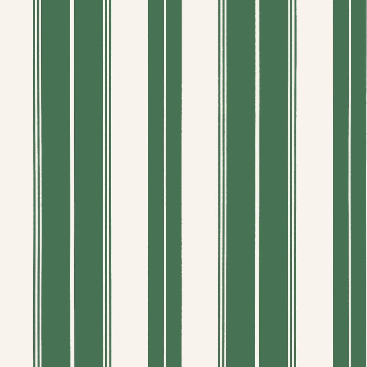 Thibaut Norfolk Stripe Green Wallpaper