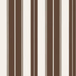 Thibaut NORFOLK STRIPE Chocolate Brown Wallpaper