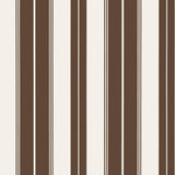 Thibaut NORFOLK STRIPE Chocolate Brown Wallpaper