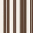Thibaut Norfolk Stripe Chocolate Brown Wallpaper