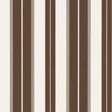 Thibaut Norfolk Stripe Chocolate Brown Wallpaper