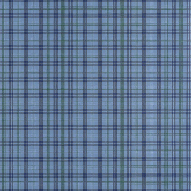 Thibaut Huntley Plaid Navy Wallpaper