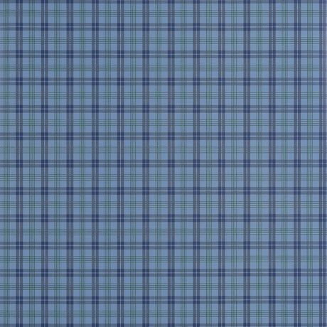 Thibaut HUNTLEY PLAID Navy Wallpaper