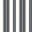 Thibaut Norfolk Stripe Charcoal Black Wallpaper