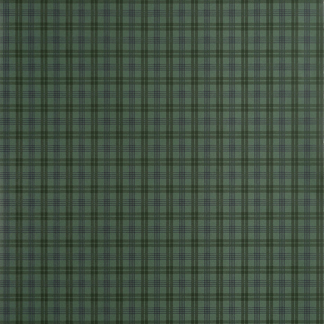 Thibaut Huntley Plaid Dark Green Wallpaper