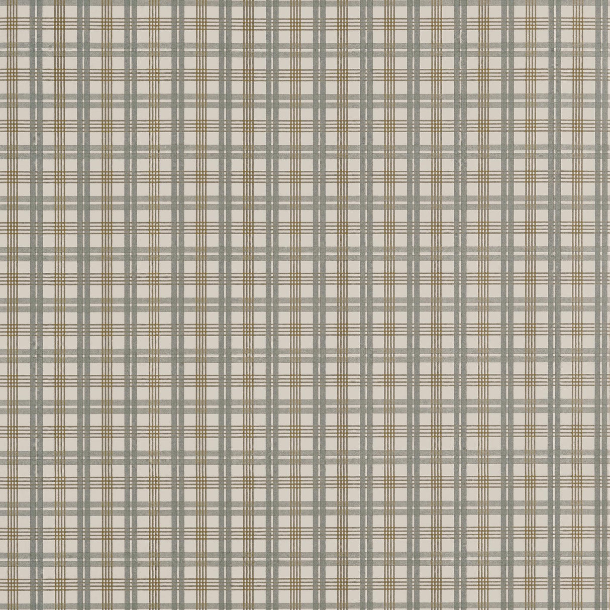 Thibaut HUNTLEY PLAID Grey and Beige Wallpaper