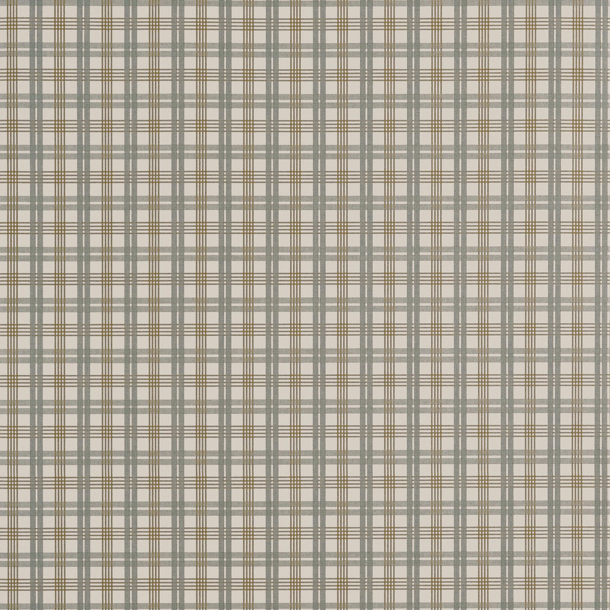 Thibaut Huntley Plaid Grey And Beige Wallpaper