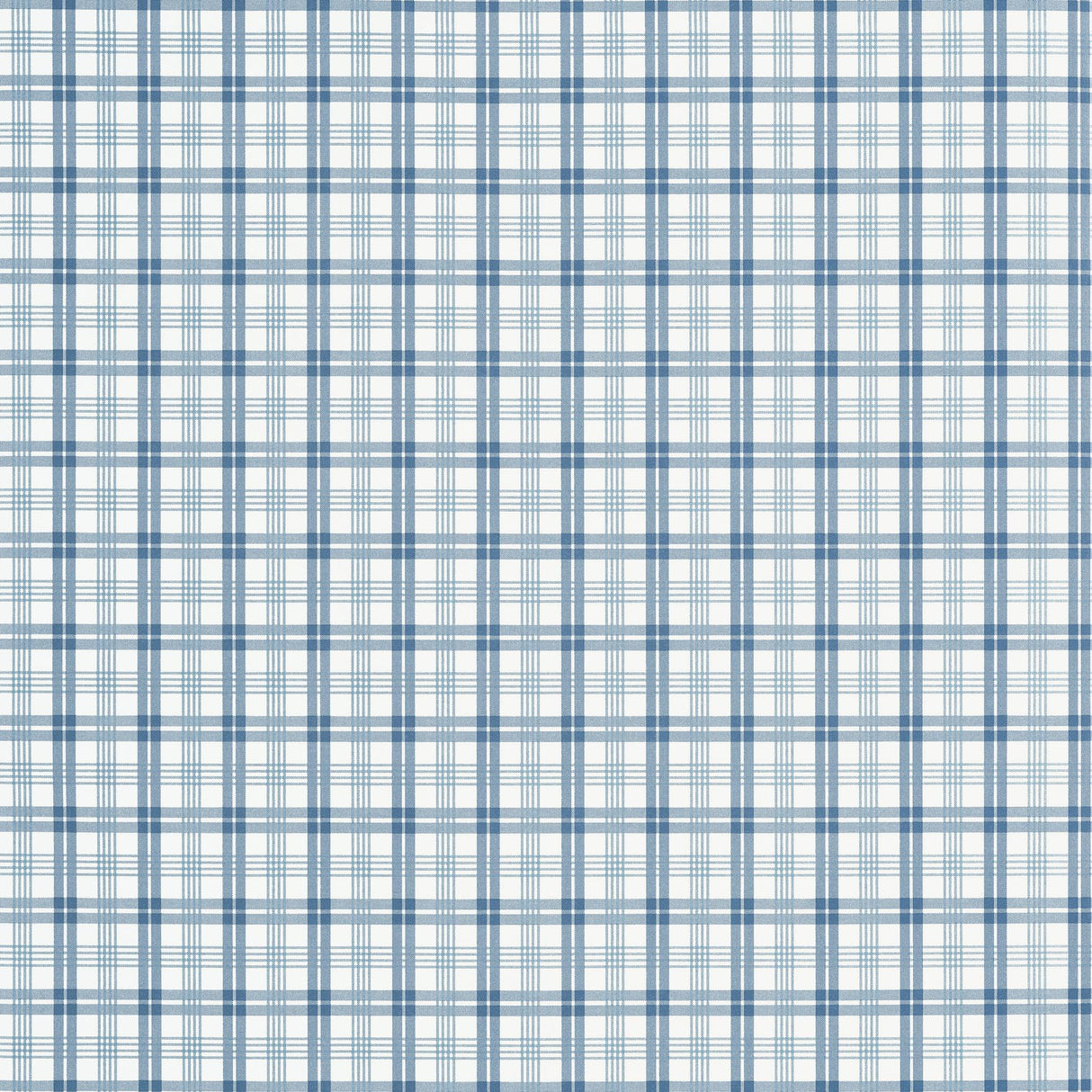 Thibaut HUNTLEY PLAID Blue Wallpaper