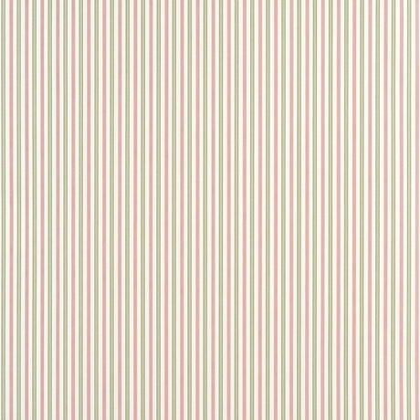 Thibaut CONNER STRIPE Green and Pink Wallpaper