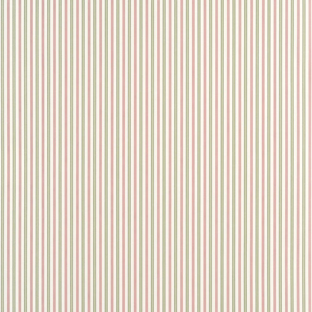 Thibaut CONNER STRIPE Green and Pink Wallpaper