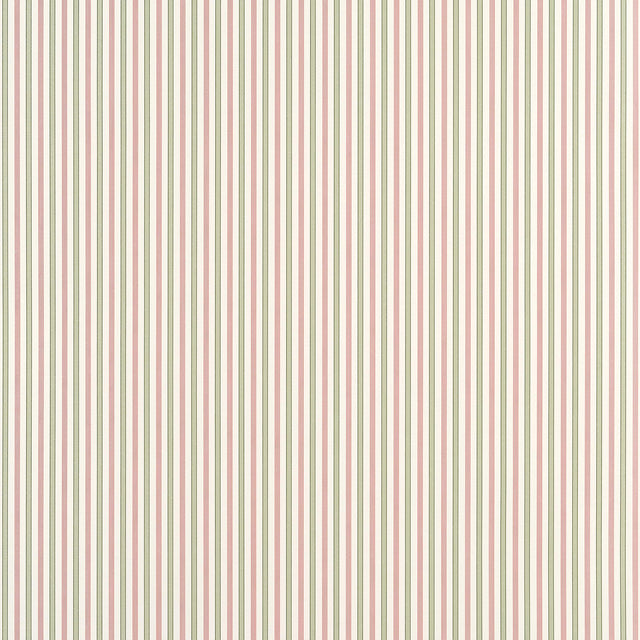 Thibaut Conner Stripe Green And Pink Wallpaper