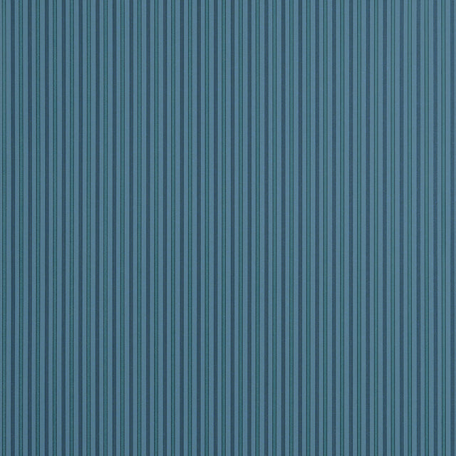 Thibaut Conner Stripe Peacock Blue Wallpaper
