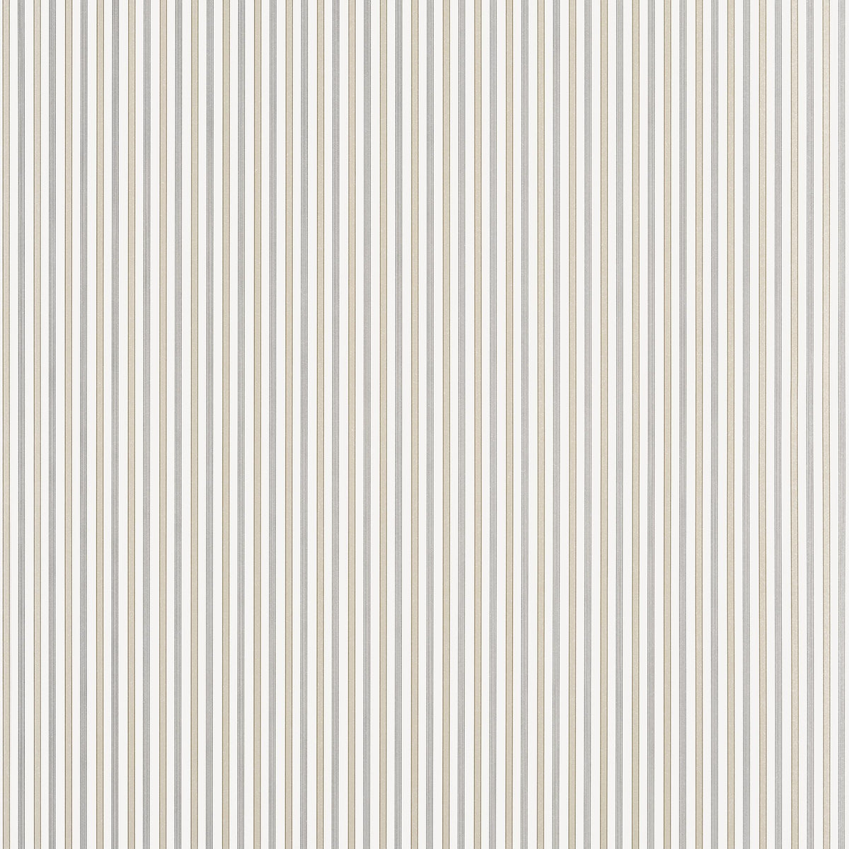 Thibaut Conner Stripe Beige And Grey Wallpaper