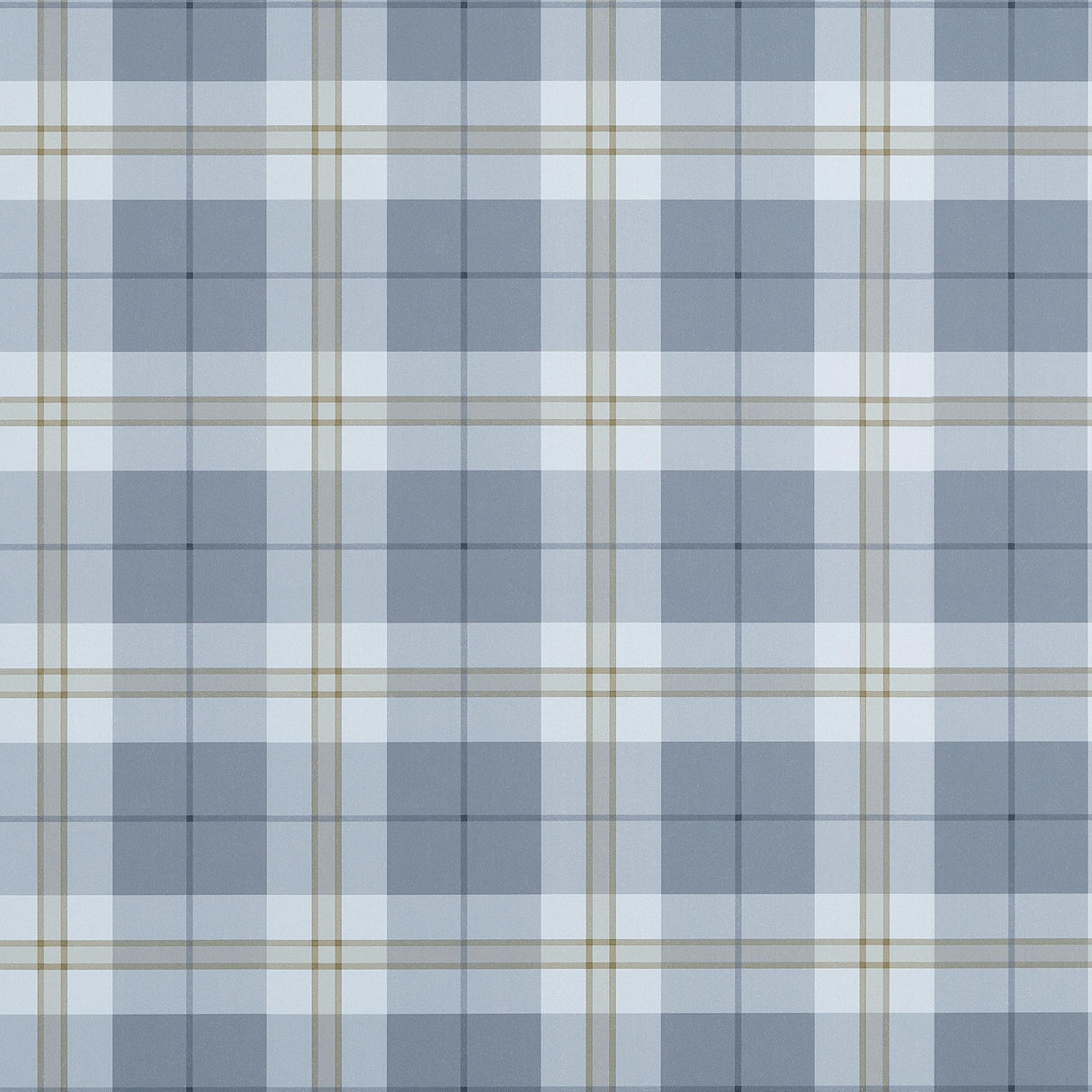 Thibaut Douglas Plaid Slate Wallpaper