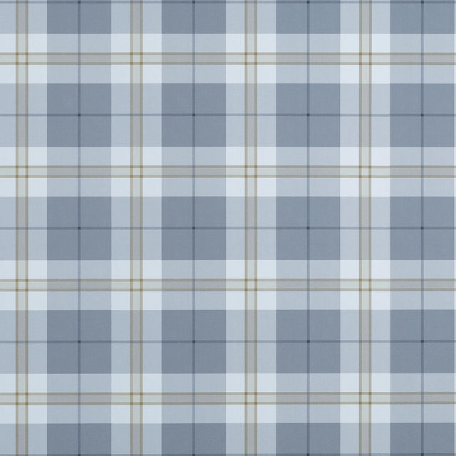 Thibaut Douglas Plaid Slate Wallpaper