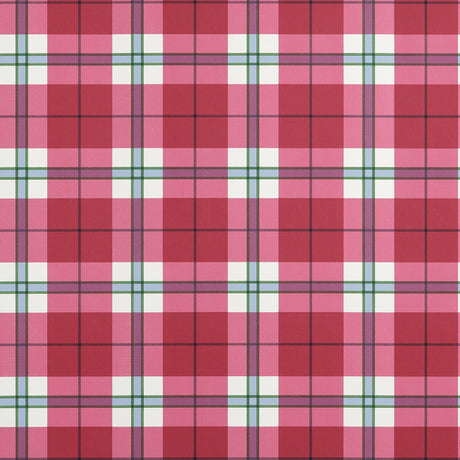 Thibaut DOUGLAS PLAID Red Wallpaper
