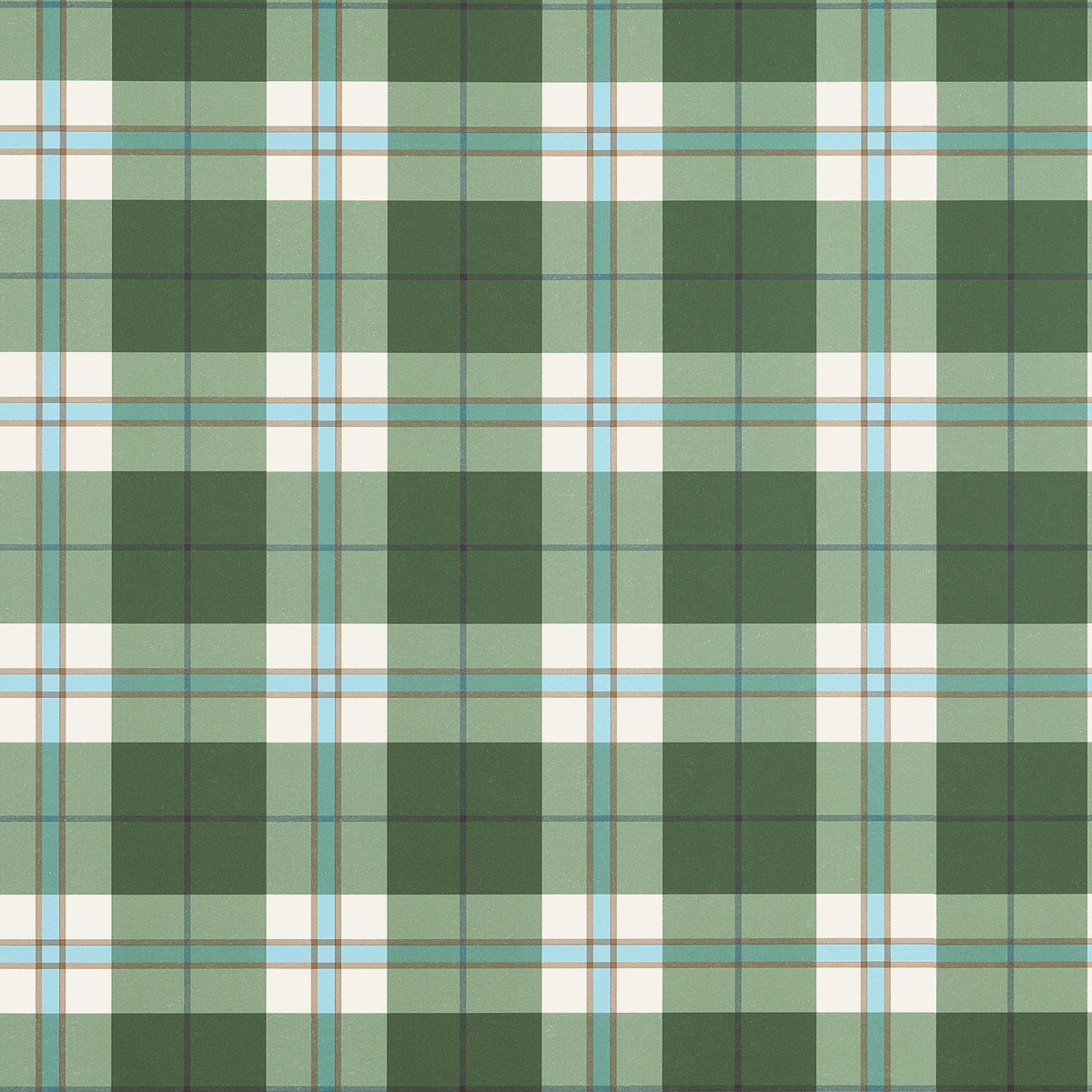 Thibaut Douglas Plaid Green Wallpaper
