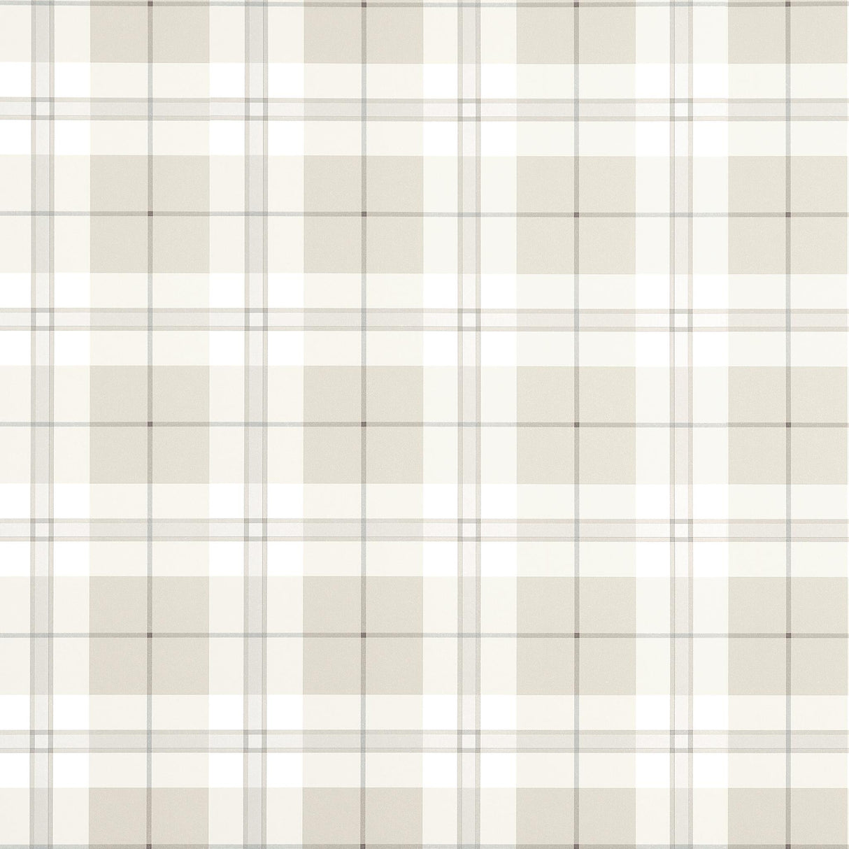 Thibaut DOUGLAS PLAID Light Beige Wallpaper