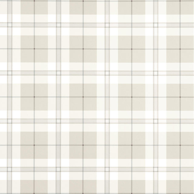 Thibaut DOUGLAS PLAID Light Beige Wallpaper