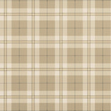 Thibaut DOUGLAS PLAID Camel Wallpaper